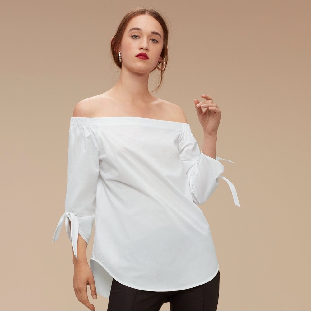 Comfy USA Off The Shoulder Blouse Top Size S